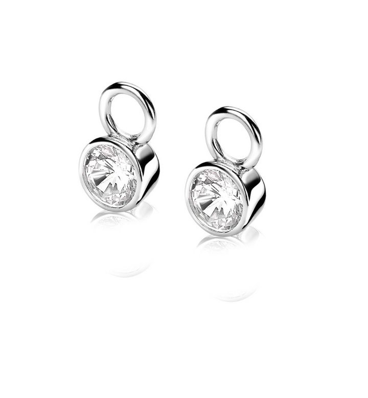 Zinzi Earrings Silver Zich1486