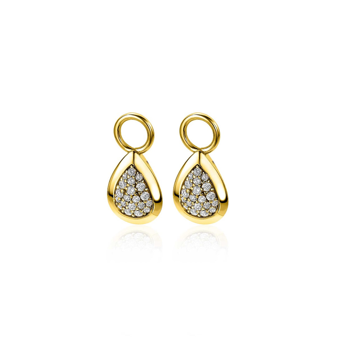 Zinzi Earrings Gold Plated Zich1768 G