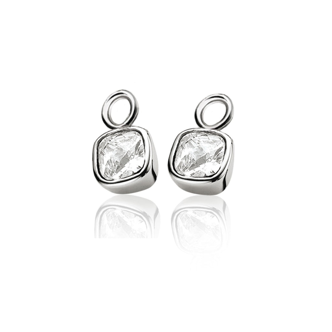 Zinzi Earrings Silver Zich190 W