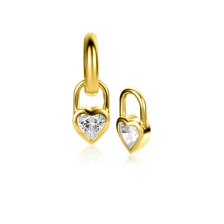 Zinzi Earrings Gold Plated Zich2306