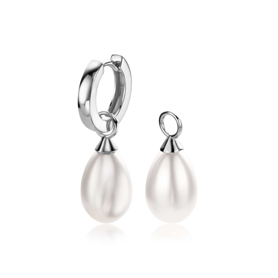 Zinzi Earrings Silver Zich355 W