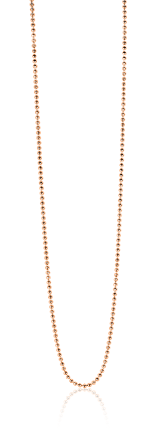 Zinzi Necklace Gold Plated Zilc B42 R
