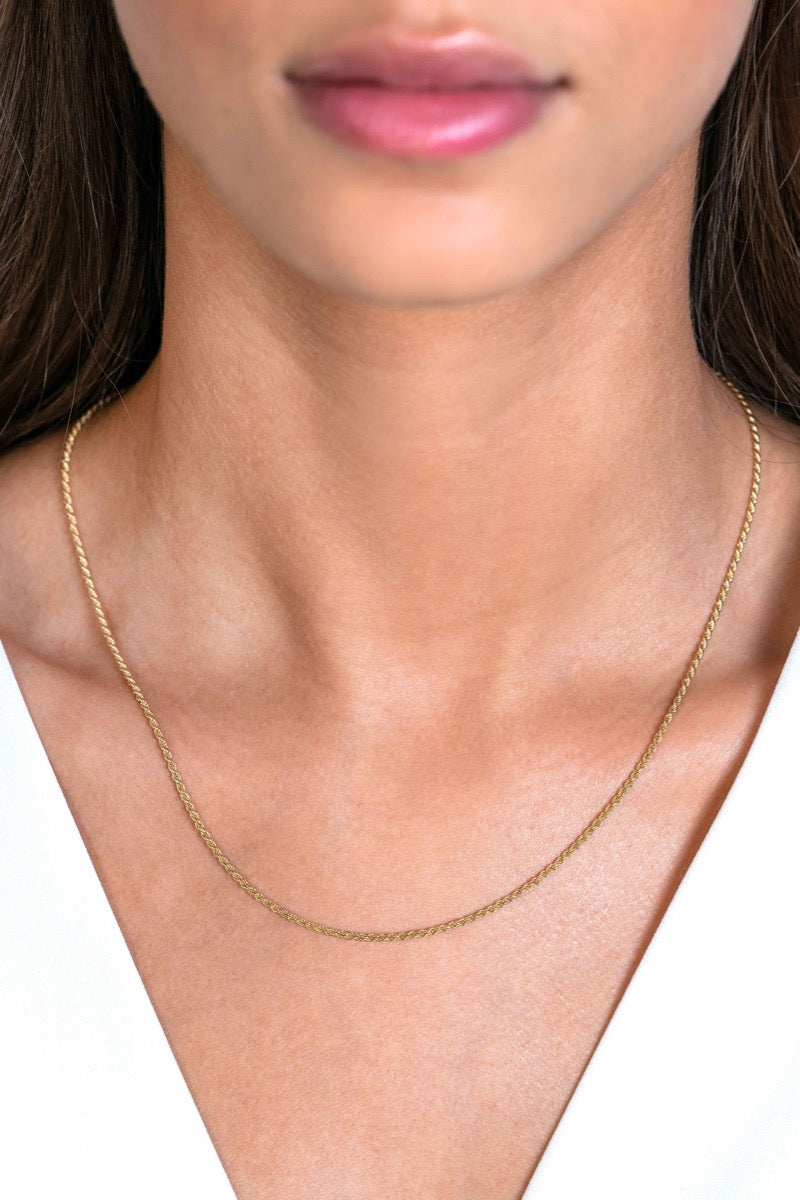 Zinzi Necklace Gold Plated Zilc K42 G