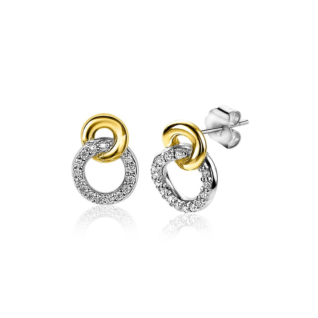 Zinzi Earrings Gold Plated Zio2045 Y