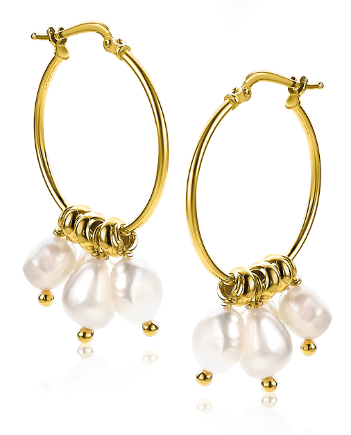 Zinzi Earrings Gold Plated Zio2187 G