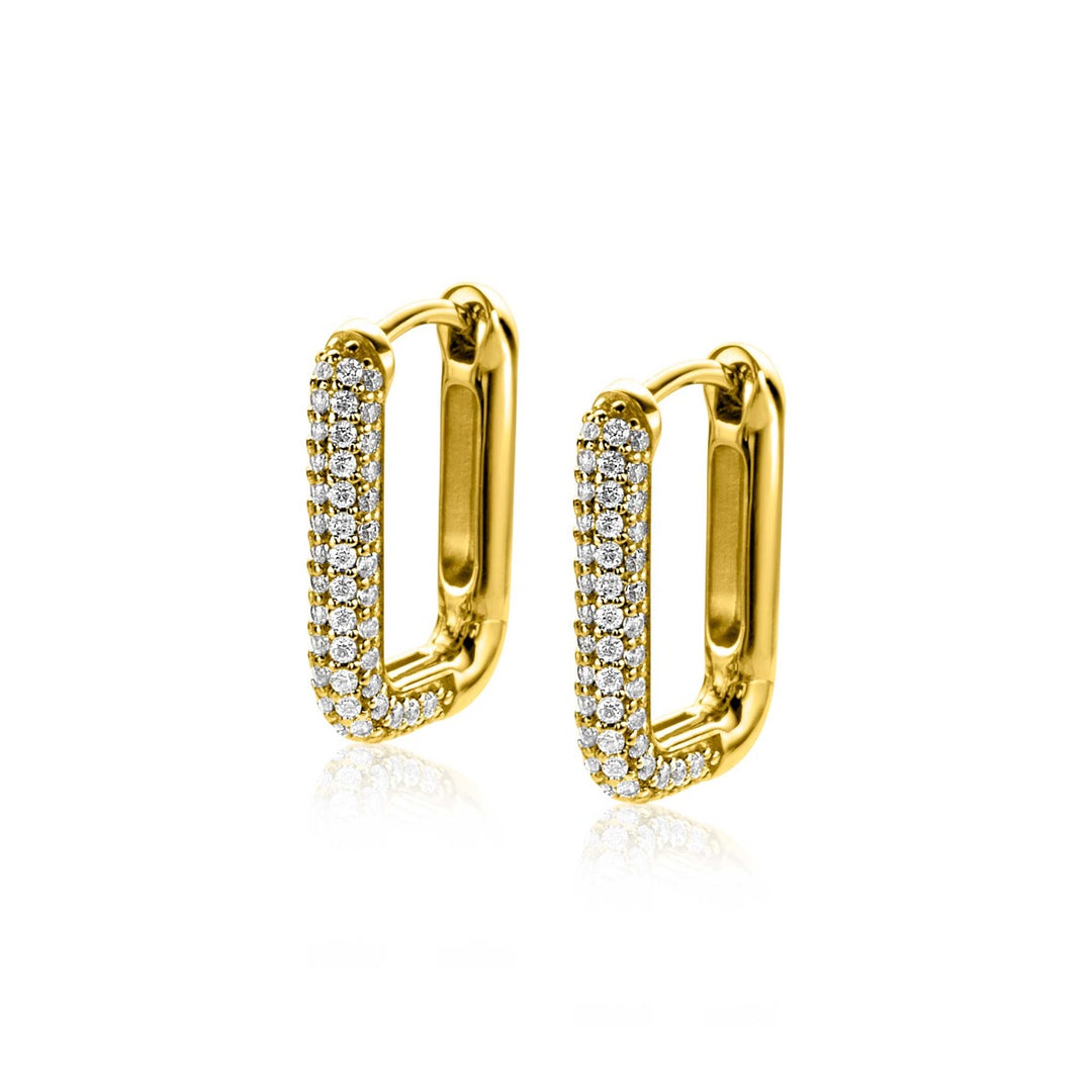 Zinzi Earrings Gold Plated Zio2222 Y
