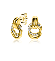 Zinzi Earrings Gold Plated Zio2266 Y