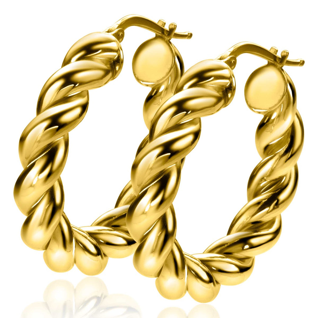Zinzi Earrings Gold Plated Zio2284 G