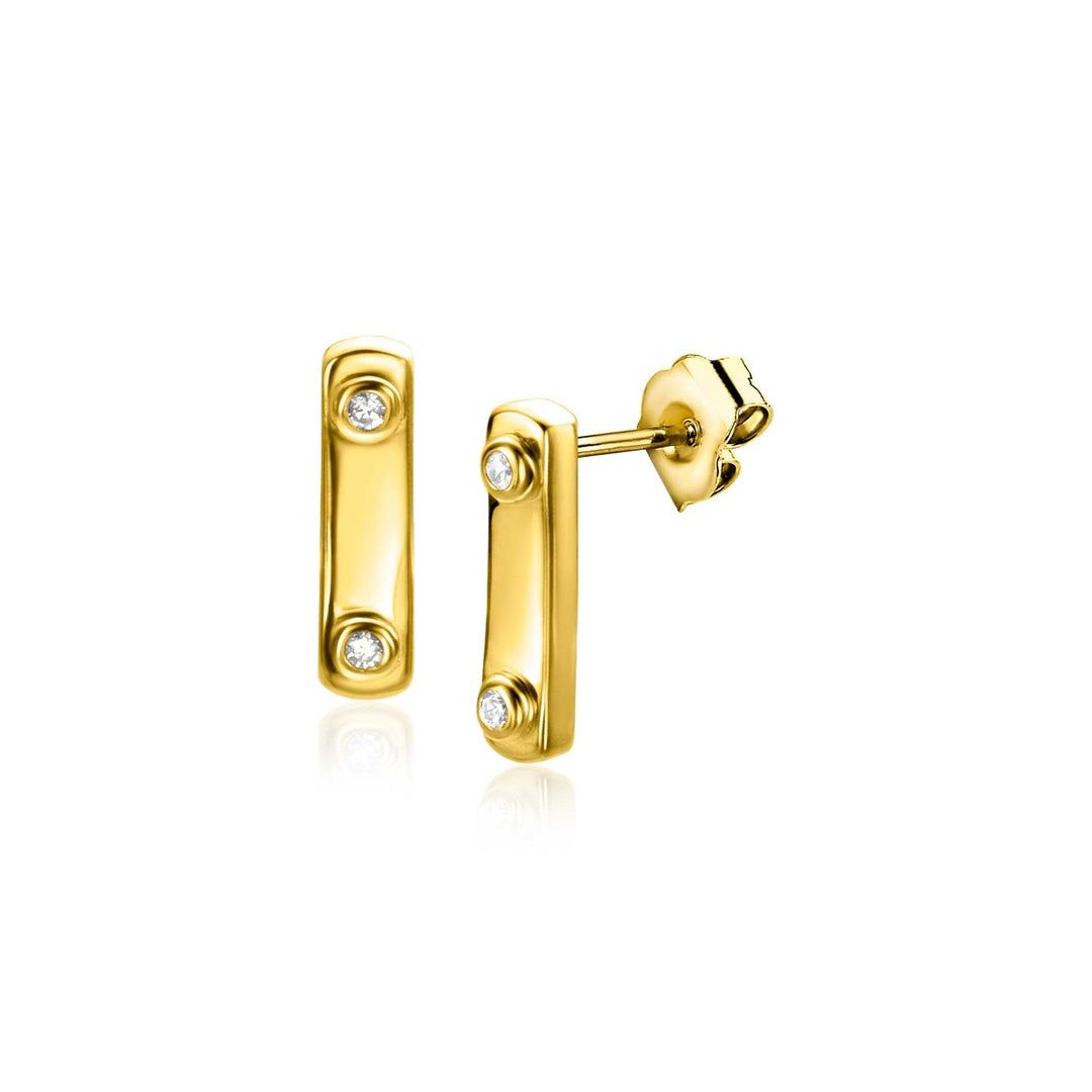 Zinzi Oorbellen Gold Plated Zio2298