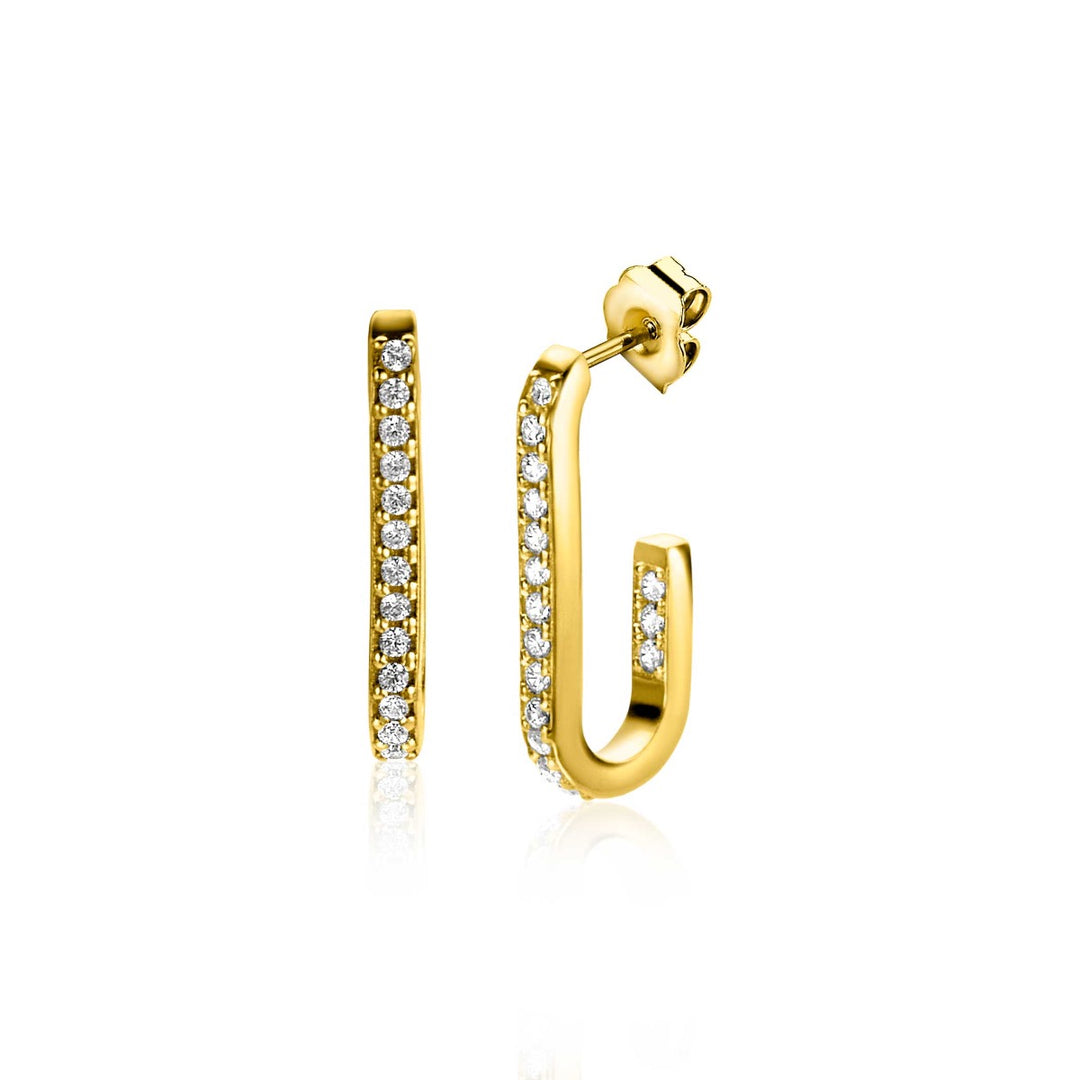 Zinzi Earrings Gold Plated Zio2310 Y