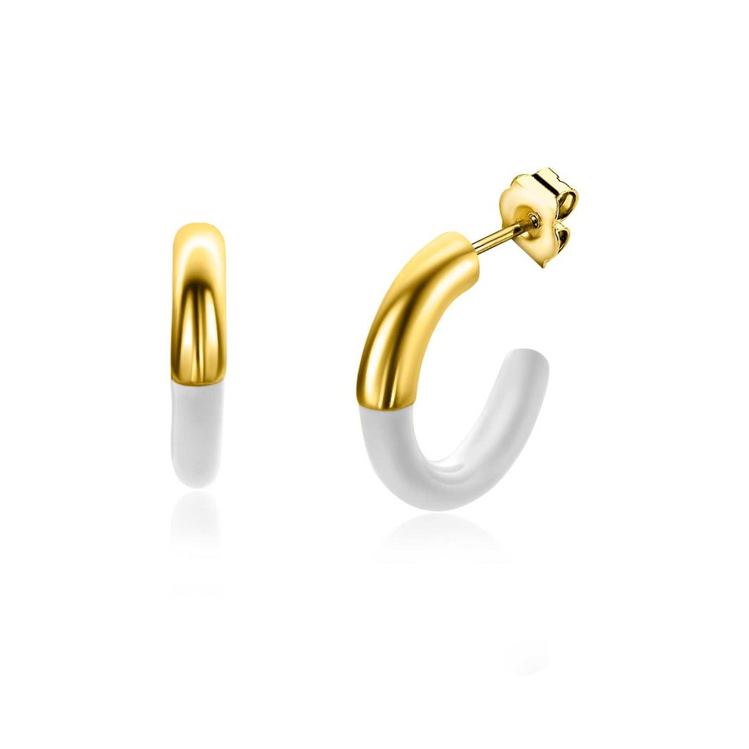 Zinzi Earrings Gold Plated Zio2315 W