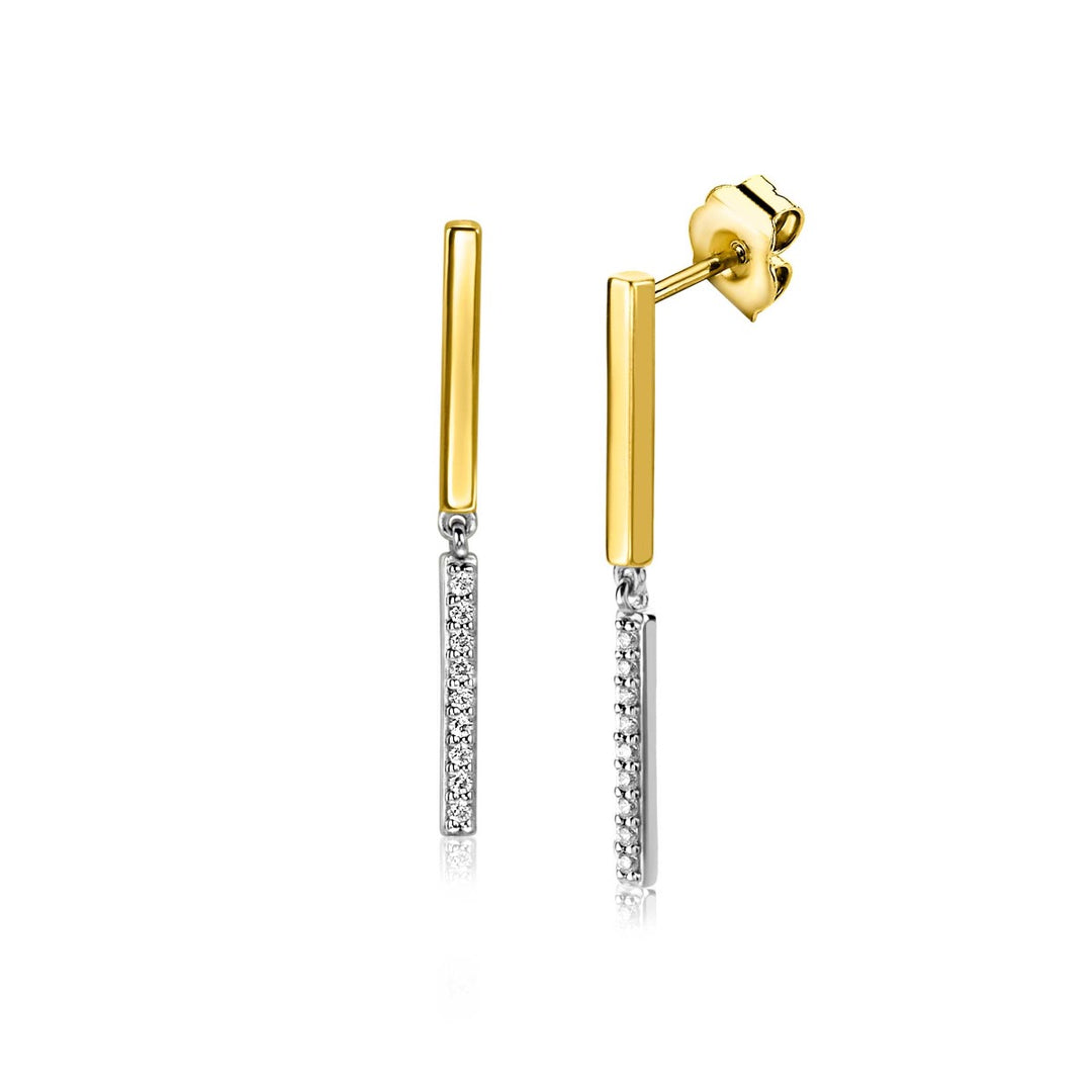 Zinzi Earrings Gold Plated Zio2325