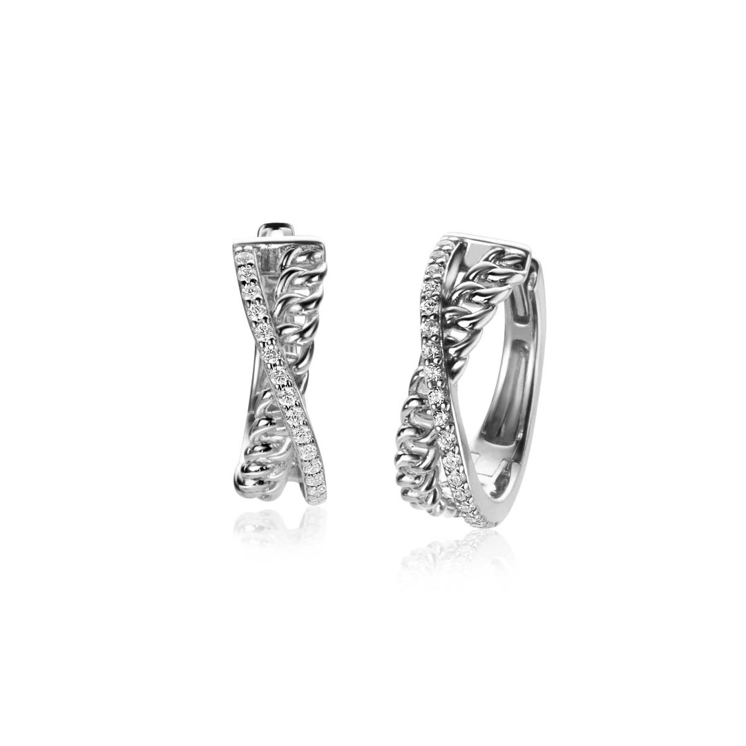 Zinzi Oorbellen Zilver Zio2326