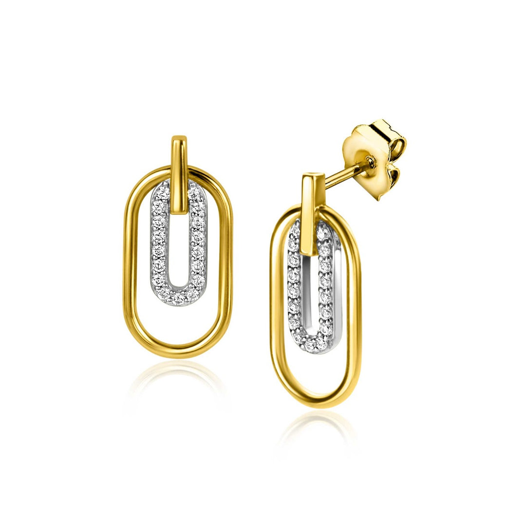 Zinzi Oorbellen Gold Plated Zio2329