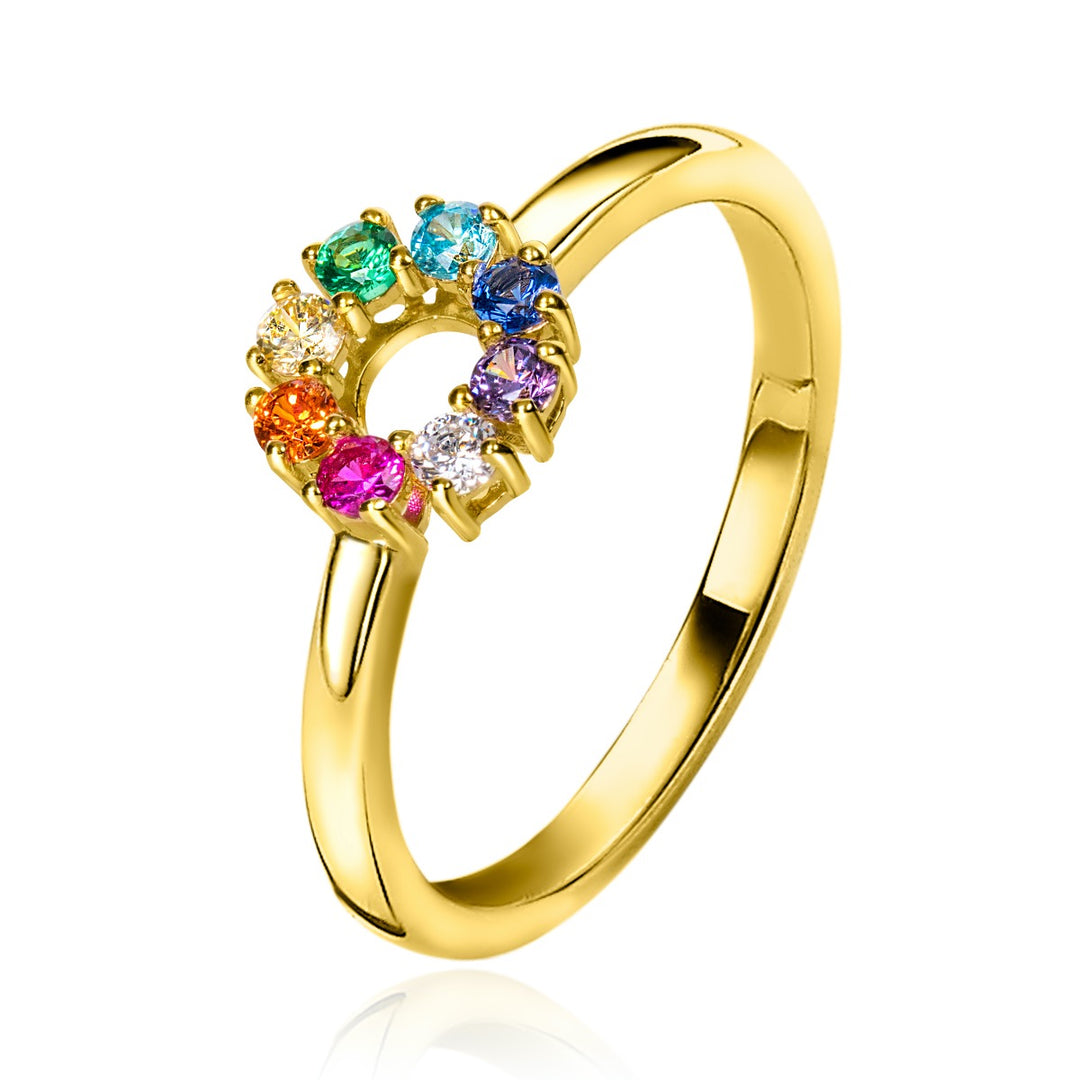 Zinzi Ring Gold Plated Zir2172
