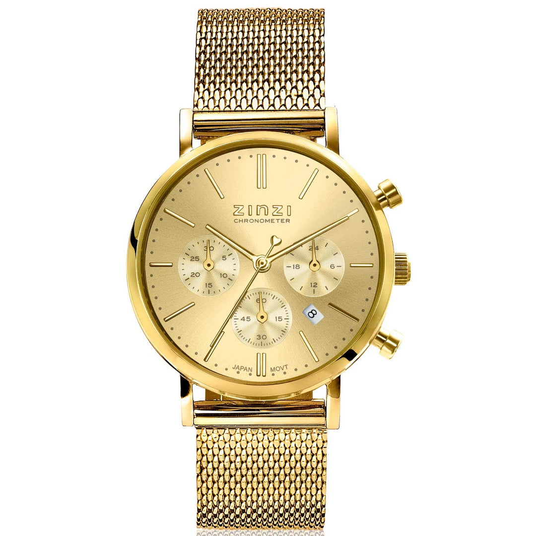 Zinzi Gold Colored Watch Gold Plated Ziw1510